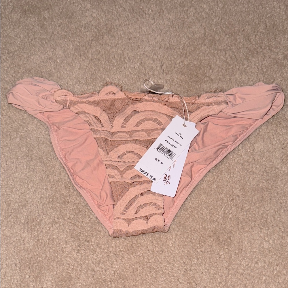 Pilyq fanned full bikini bottoms NWT